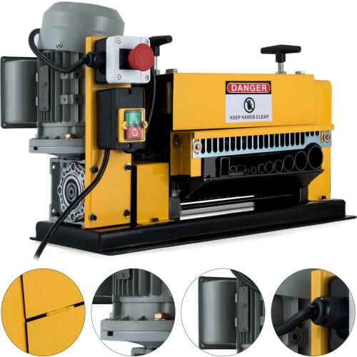 Scrap wire cable stripper stripping recycle machine automatic electric 1-38mm