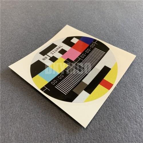 Car Styling Vinyl funny NO SIGNAL TV Show Auto Tail Body Bike Helmet Sticker Decals 11cm
