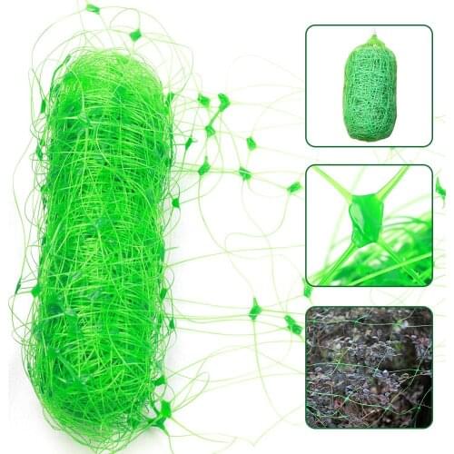 2*10m Vine Plant Climbing Mesh Net Garden Nylon Vegetable Plant Trellis Netting Bean Plant Climbing Grow Fence Anti-bird Nets
