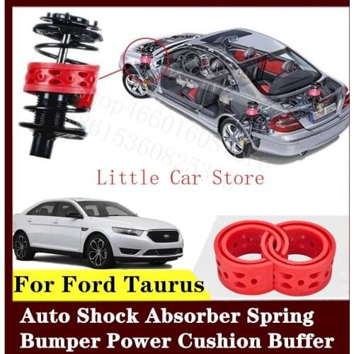 2PCS Front Rear Suspension Shock Bumper Spring Coil Cushion Buffer For Ford Taurus