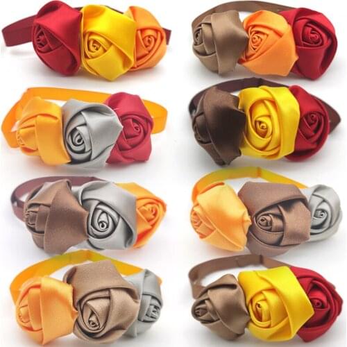 50/100 Pc Thanksgiving Pet Product for Dogs Fall Puppy Dog Bow Ties Necktie Pet Supplies Dog Collar Bowtie Accessories Grooming