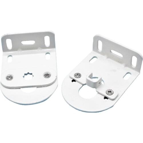 Electric Curtain Accessories Roller Shutter Lifting Curtain Head and Tail U-Shaped Plum Bracket Installation Fixed Code