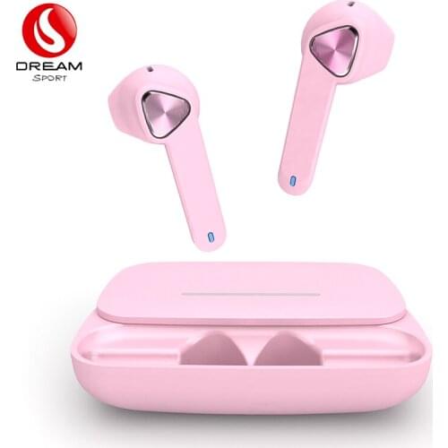 Wireless Earphones Bluetooth 5.0 Finger Touch Control With Charging Box Stereo Running Earbuds Headsets With Mic DREAM SPORT