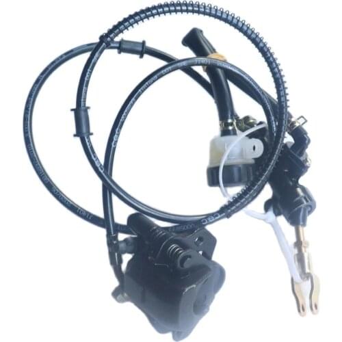 Motorcycle parts Hydraulic Rear Brake Calipers Pad Assembly System for Go kart part 150cc 250cc ATV Quad Dirt Bike Dune Buggy