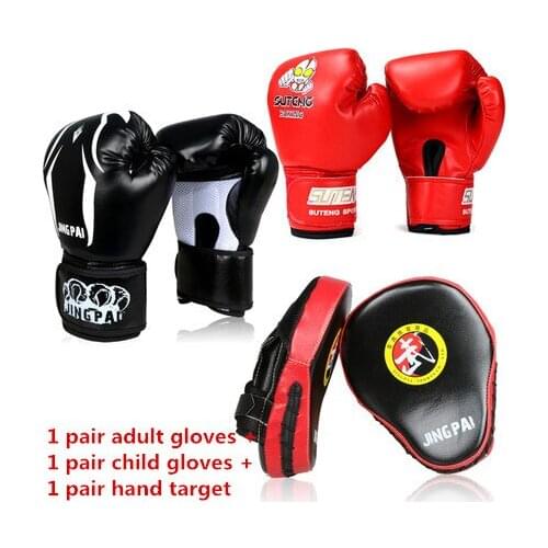 Kids boxing gloves, junior Focus mitts, Adult mma kickboxing Sparring gloves,Muay Thai MMA Hand target