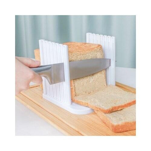 Tools Kitchen Accessories 1Pcs New Professional Bread Loaf Toast Cutter Slicer Slicing Cutting Guide Mold Maker