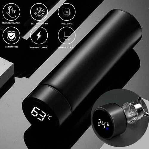 Intelligent Stainless Steel Thermos Temperature Display Smart Water Bottle Vacuum Flasks Thermoses Coffee Cup Christmas Gifts