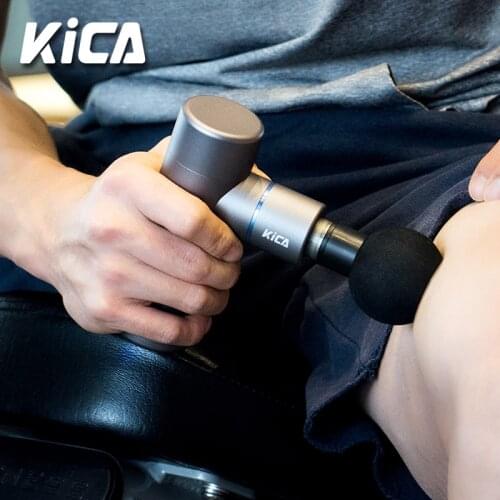 KICA Fascia Gun Mini Size Electric Body Massage 4 Vibration Speeds Handheld for Fitness Athletes Muscle Pain Relief Portable