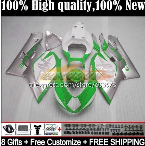 Body For MV Agusta F4 R312 750S 1000 R 750 1000CC Kit 51CL.70 1000R 312 1078 1+1 2005 2006 MA MV F4 05 06 Fairings color green