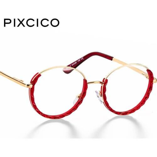 51012 Cat Eye Round Half-frame Glasses Frames Ultralight Men Women Optical Fashion Computer Glasses