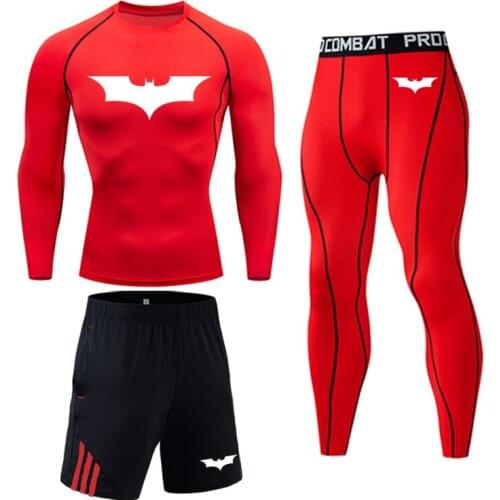Mens Compression Winter Thermal Underwear Clothing Fitness Training kit Long johns winter male Quick drying shirt Sports Suit