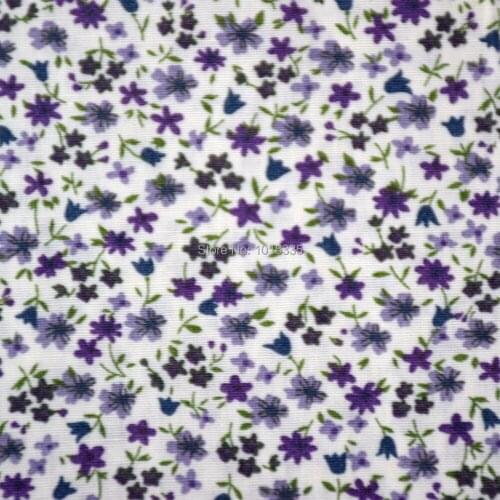 New Width 150cm purple Floral 100% cotton vintage fabric, patchwork cotton fabric ,Poplin fabric 10 meters