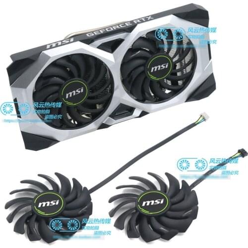 New Original Graphics Video card Cooling Fan for MSI RTX2060 RTX2070 SUPER VENTUS OC PLD09210S12HH