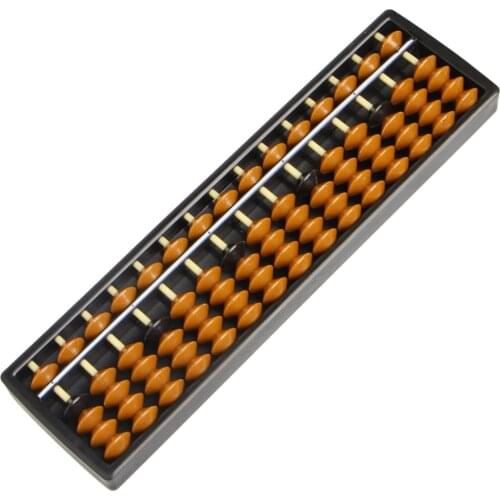 M89CNew Plastic Abacus 15 Digits Arithmetic Tool Kids Math Learn Aid Caculating Toys Gifts