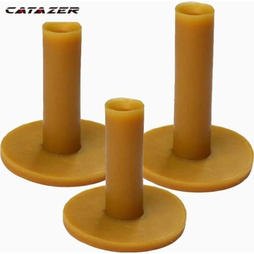 Nature Ox Tendon Rubber Golf Tee Ball Seat Strike Swing Cushion Mat Steady Widened Base Pliable 90 Degree Automatic Rebound