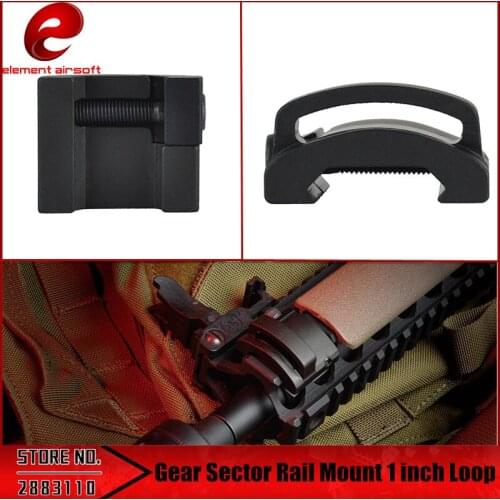 Element Gear Sling Swivel Adapter Sector Rail Mount 1 inch Loop for 20mm Rails Tactical Flashlights Accessories EX272