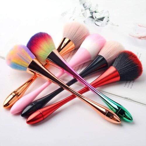 Nail brush Gold Powder Blush Brush Professional Cosmetic Brushes Set Face Contour Brush Eye Shadow Lip Brush Beauty Makeup Tools