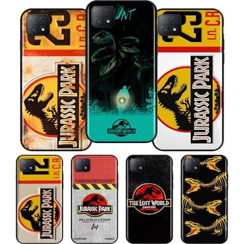 Jurassic Park Dinosaurs Silicone For OPPO AX7 A1K A94 A93 A92S A73 A72 A53S A52 A32 A31 A12E A11X A9 A5 2020 Soft Phone Case