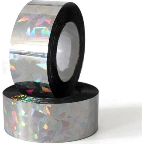 80M Flash Reflective Bird Scare Tape Audible Repellent Fox Pigeons Repeller Ribbon Deterrent Tapes 2.4CM Orchard Pest Control