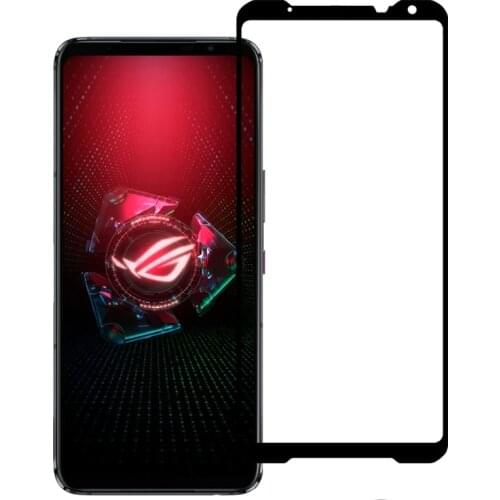10Pcs/Lot Full Glue Full Cover Tempered Glass For Asus ROG Phone 5 ZS673KS 9H Screen Protector For ROG Phone 5 Protective Glass
