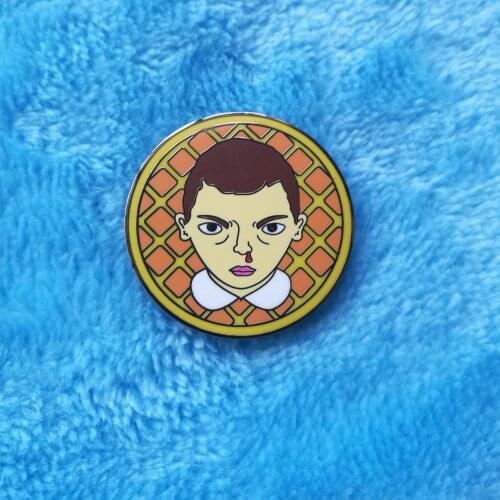 Stranger Things Eleven Pin Badge