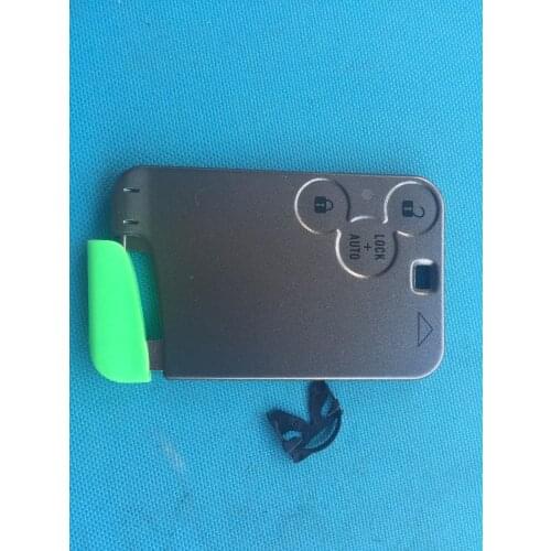 1Pc Of New Replacement Key Shell For Renault Laguna Espace 3 Button Remote Card Blank Case No Logo With Uncut Blade Auto Parts