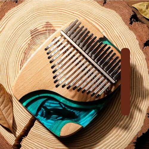 17/21 Keys Ocean Dolphin Kalimba Pine Thumb Finger Piano Musical Instrument Keyboard Machine For Kid Beginning Learning Supplies