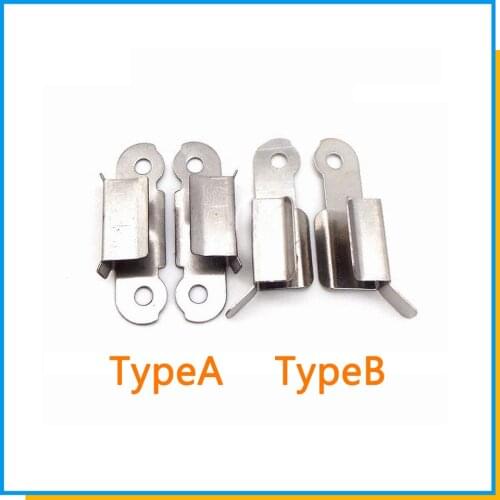 4pcs/lot Stainless Steel Glass Heated Bed Clip 3D Printers Parts For UM3 UM2 Build Platform Glass Retainer Clamp Accessories