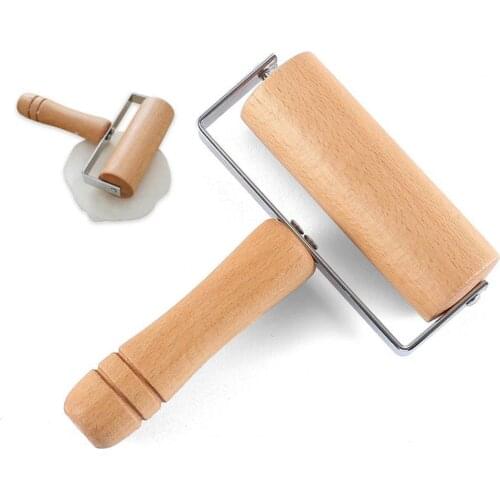 Anti-sticking Wooden Rolling Pin Pastry Cookie Pizza Dough Baker Roller Kitchen Tool Utensils Bakeware Supplies Products