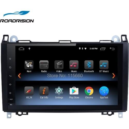 RoadRision 9Inch IPS screen Android Car Multimedia For Mercedes Benz B200 A B Class W169 W245 Viano Vito W639 Sprinter W906 GPS