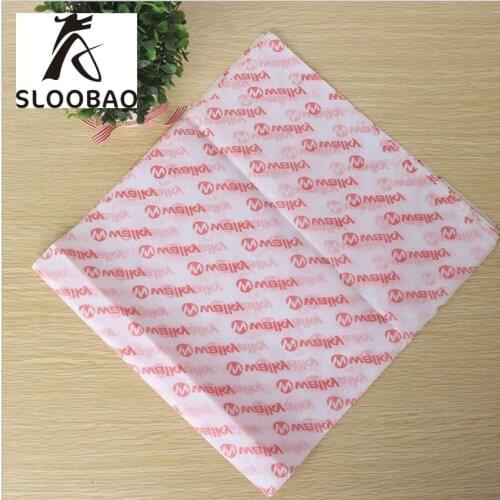 Free shipping Cheap custom logo printed tissue paper with company logo for garment shoes