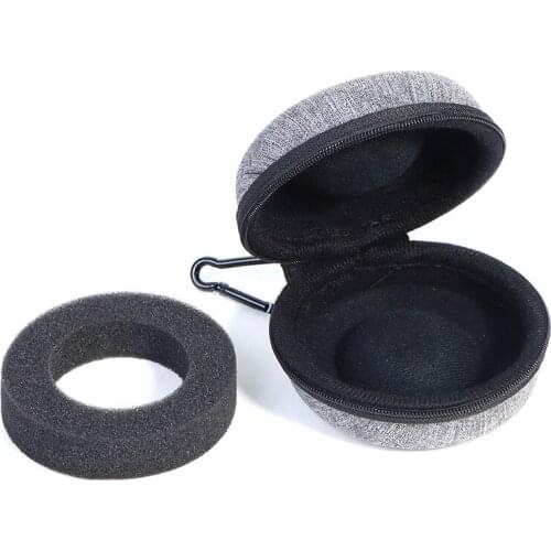 Round Single Watch Box Travel Case Zipper Storage Coin Bag For Smart Watch Wristwatch Box Waterproof Portable Watch Storage Box