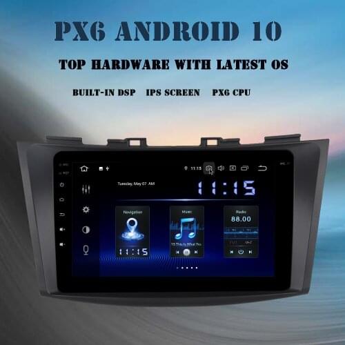 Dasaita 9" Android 10 Car Radio For Suzuki Swift 2011 2012 2013 2014 2015 GPS Navi DSP HDMI Multimedia Player 4GB RAM TDA7850