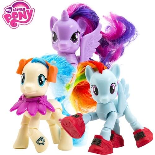 My Little Pony Toys Friendship is Magic Twilight Sparkle Pinkie Pie Rainbow Dash PVC Action Figures Model Dolls For Kids Gifts