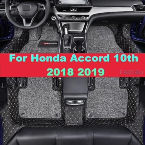 For Honda Accord 10th 2018 2019 Car foot pad full enclosed pad foot pad anti-dirty scratch car decoration accessories