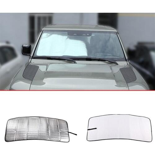 For Land Rover Defender 110 2020 2021 Aluminum Foil Thermal Curtain Shading Sunscreen Car Accessories