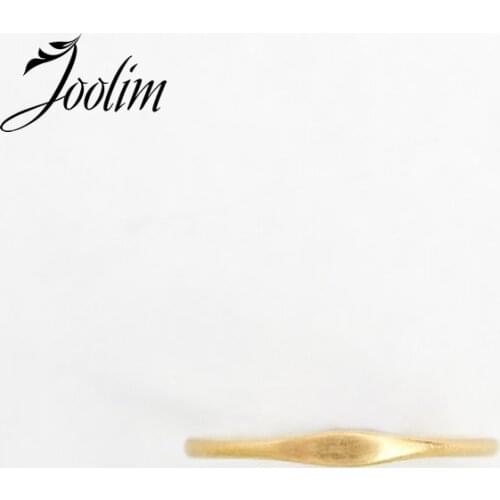 Joolim Simple Gold Color Stainless Steel Band Rings For Women 2020 Jewelry High End