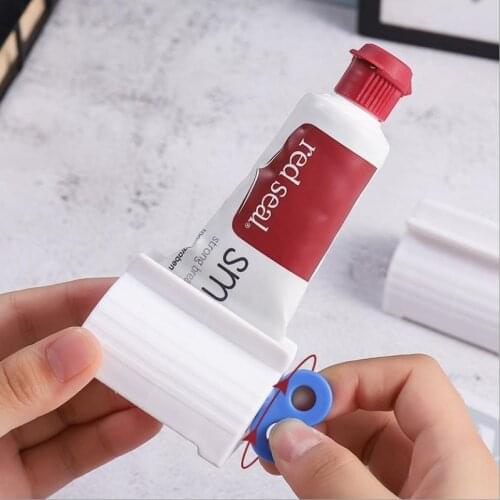 Creative Toothpaste Holder Rolling Toothpaste Squeezer Tube Toothpaste Tooth Paste Squeezer Dispenser Bathroom Accessories Set