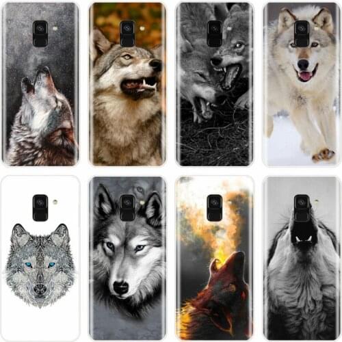 Fierce Snow Wolf Cover Soft Silicone TPU Phone Case For Samsung Galaxy A5 A7 A8 2015 A5 A7 A8 2016 A3 A5 A7 2017 A7 A8 A9 2018