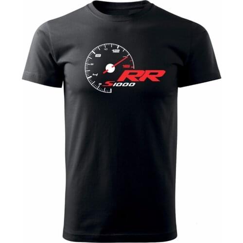 New Hot Sale 100% Cotton Man Clothing Summer Tops T Shirt S1000Rr, R1200Gs Usw... Logos In RW Motorcycle Fan Biker Tee Shirt