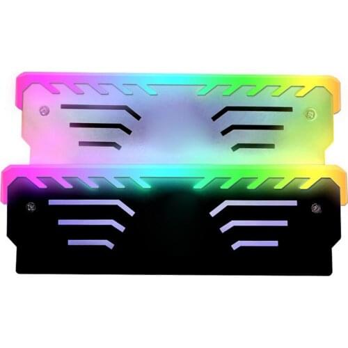 New 3pin RAM Heatsink RGB 256 Color Radiator DDR3 DDR4 Memory Cooling Heat Spreader Cooler Radiator For Desktop PC Computer