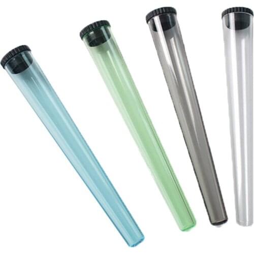Transparent Cone Filler Cones Rolled Cigarette Holder Plastic Tube Pill Box