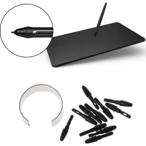 10Pcs Battery-free Passive Stylus Replacement Pen Nibs Pen Tips for XP-Pen HUION H640P VEIKK A30 A50