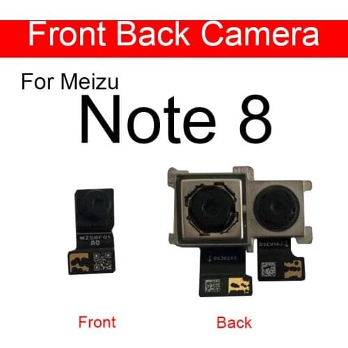 Front & Rear Camera For Meizu Note 8 Note8 M822H M822Q Main Back Big Camera Module Small Fecing Camera Flex Cable Parts