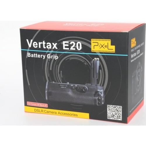 Pixel E20 For Canon 5D Mark IV / 5D4 / 5D MarkIV Camera Professinal Battery Grip & Camera Cap & RC-201 Wired Shutter Release