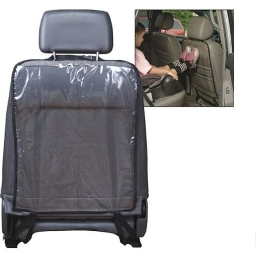 1piece Transparent PVC Car Back Seat Protection tool bag Baby Anti Kick Mat cover