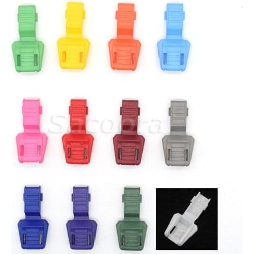 1200pcs Colorful Zipper Pull Cord Ends For Paracord & Cord Tether Tip Cord Lock Plastic 12 Colors