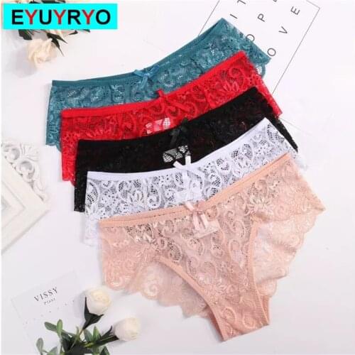 Sexy Lingerie Lace Panties Women Underwear Transparent Underpants Female Lingerie See Through Panty for ladies Seamless Briefs