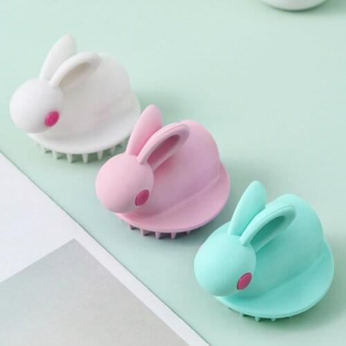 Silicone Shampoo Scalp Hair Massager Brush Comb Hair Washing Comb Shower Brush Bath Spa Massage Head Body Scalp Massage Brush