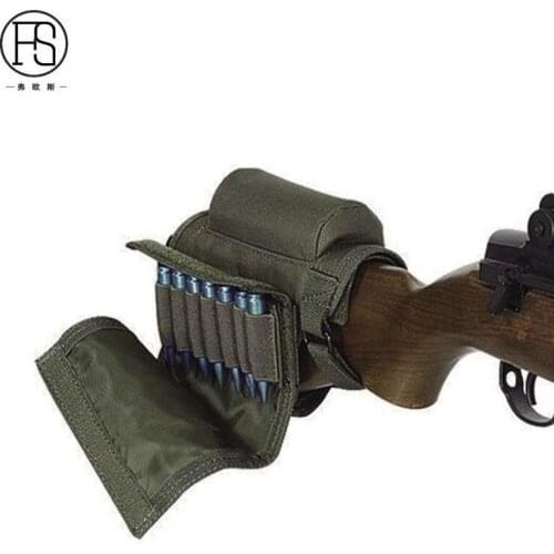 Tactical Crown Cheek Rest With Carrier Carrying Case Military Hunting Bag Pouch Bullet Holster Tactical Buttstock Cheek Rest Bag